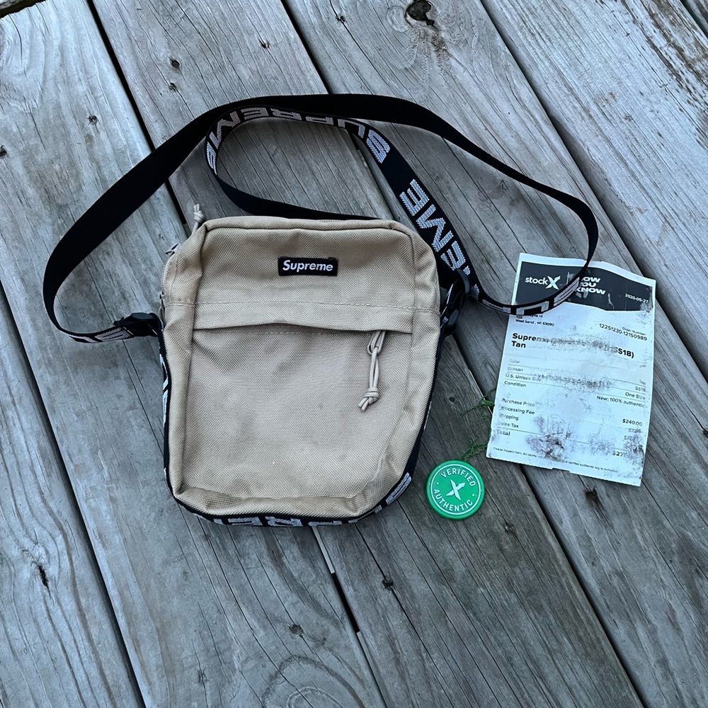 Tan Supreme Crossbody Bag